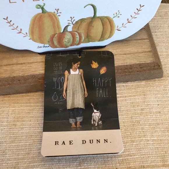 🆕🎃Rae Dunn PUMPKIN SPICE EVERYTHING Standing Metal Decor - Picture 3 of 8